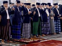 Presiden SBY Salat Id di Istiqlal
