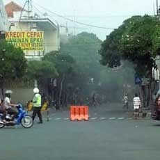 Hari Kedua Lebaran, Gedung Tua di Jalan Pahlawan Diamuk Si Jago Merah
