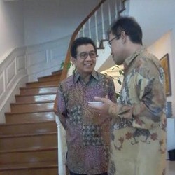 Ketua OJK Gelar Open House di Hari Kedua Lebaran