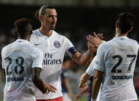 Ibrahimovic Hat-trick, PSG Atasi Kitchee 6-2