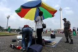Kepala UP Monas: PKL dan Wahana Permainan di Monas Ilegal