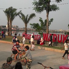 Ipin Pilih Waduk Pluit Jadi Tempat Liburan Lebaran