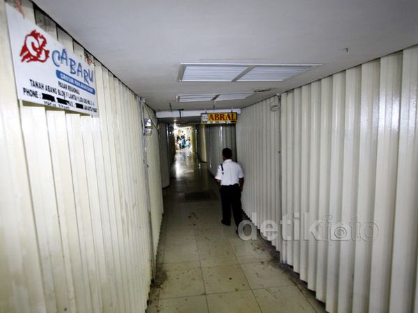 H+3 Lebaran, Pasar Tanah Abang Sepi