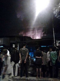 Kebakaran di Kemayoran Diduga Karena Korsleting Listrik