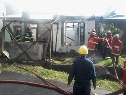 Ditinggal Mudik Pemiliknya, Rumah di Cilegon Hangus Terbakar