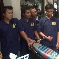 Tiga Tersangka Curanmor Diamankan, Dua Orang Ditembak Kaki