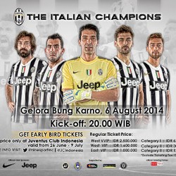 Ini Agenda Juventus Selama di Jakarta