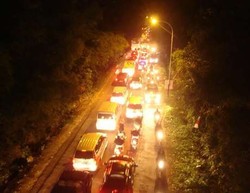 Menhub Akui Penerangan Jalan di Jalur Mudik Belum Optimal