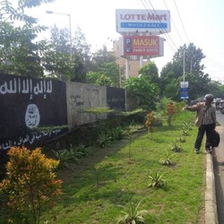 Polisi Akan Segera Tutup Gambar Lambang ISIS di Solo