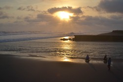 Senja di Pantai Glagah
