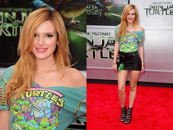 Rok Mini Kulit Bella Thorne