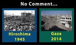 Ramai-ramai Membandingkan Antara Gaza dan Hiroshima