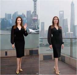 Kolaborasi dengan Christian Louboutin, Angelina Jolie Jual Sepatu Bertanduk