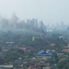 Kebakaran Terjadi Dekat Pemakaman Jeruk Purut