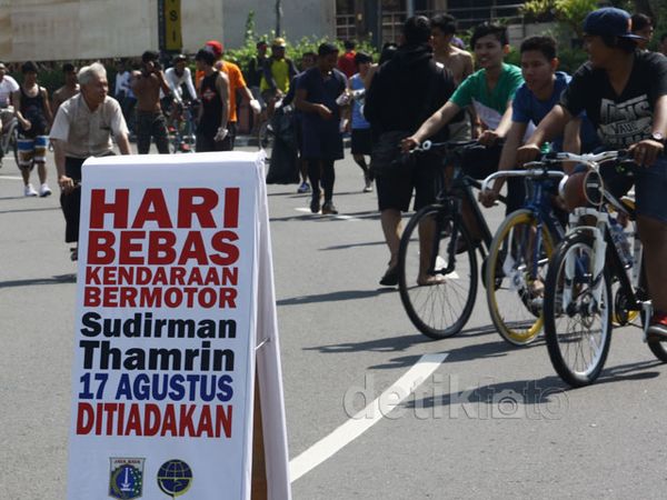 17 Agustus Car Free Day Tidak Berlaku