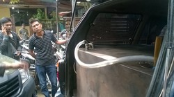 4 Mobil Pengetap Solar Terjaring Razia saat Antre di SPBU Samarinda