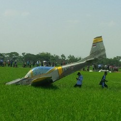 Penjelasan TNI AU soal Pesawat Latih yang Nyungsep di Sawah