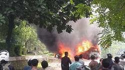 Saksi: Freed Hantam dan Seret Motor Sebelum Tabrak Avanza dan Terbakar di Bintaro