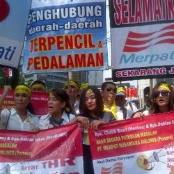 Pegawai Merpati Demo Tuntut Gaji dan THR, Ini Tanggapan Dahlan Iskan