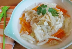 Resep Sup: Dumpling Kuah Sayuran