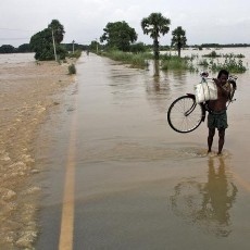 Banjir di India Renggut 45 Nyawa, 300 Ribu Orang Mengungsi
