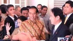 Bertemu Menlu Jepang, Jokowi Sepakat Kerja Sama Infrastruktur Laut