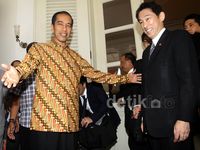 Jokowi Terima Menlu Jepang