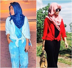 Hijab Style : Tampil Simple Saat Liburan Ala Finalis World Muslimah , Febrian Nurvianti