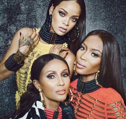 Rihanna, Naomi Campbell dan Iman Berpose Untuk Majalah W