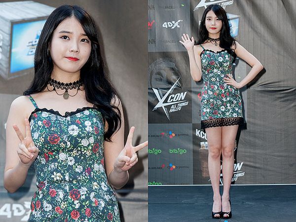 Dress Mini Berbunga IU