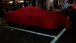 Ferrari yang Ditahan Polda Metro Kini Bertudung Merah