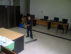 Ada Pipa Air Bocor, Ruang Wartawan di Istana Kepresidenan Tergenang