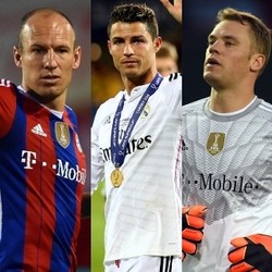 Ronaldo, Robben & Neuer Kandidat Pemain Terbaik di Eropa, Messi Out
