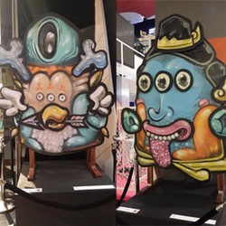Grafiti Wayang di Indonesia Art Now eXpression