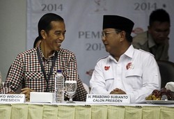 Ditanya Soal Rekonsiliasi dengan Prabowo, Jokowi: Tidak Ada Perpecahan