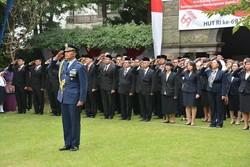 Mantan PM Fukuda Hadiri Upacara HUT RI Ke-69 di Tokyo