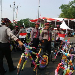 Ratusan Polisi Kawal Pawai Budaya di Monas