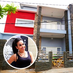 Mengintip Rumah Bambu ala Melaney Ricardo