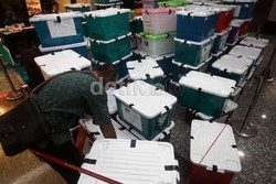 Alat Bukti KPU Diangkut 21 Truk Fuso ke Gedung MK