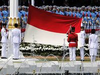 Upacara Peringatan HUT ke-69 RI di Istana