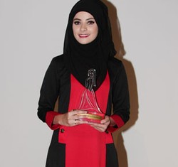 Mouzalina, Juara Hijab Hunt 2014 yang Ingin Jadi Desainer Kelas Dunia