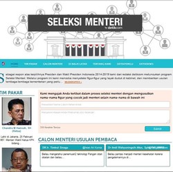 detikcom Luncurkan Program Seleksi Menteri, Anda pun Bisa Usul!