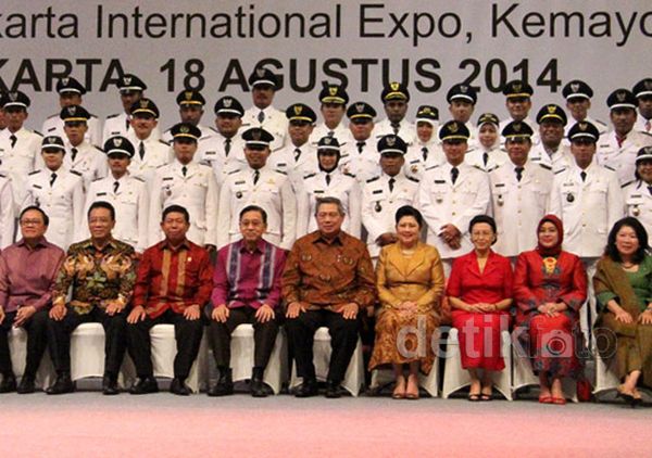 Presiden SBY Silaturahmi dengan Paskibraka