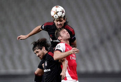 Besiktas vs Arsenal Tuntas Tanpa Gol