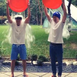 Jawab Tantangan Siwon, Donghae dan Eunhyuk SuJu Ikut Ice Bucket Challenge
