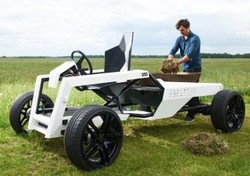 Petani Bisa Pakai Kendaraan Listrik di Sawah