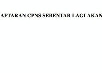 Situs Pendaftaran CPNS Down, Ini Alternatifnya