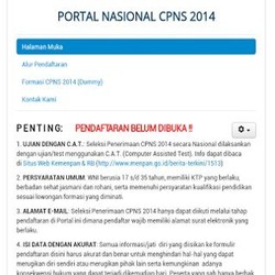 Pengumuman! Pendaftaran CPNS Online Baru Bisa Pukul 11.00 WIB