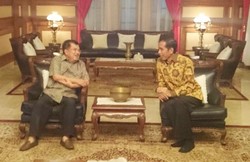 Begini Keakraban Pertemuan Jokowi-JK Usai Ketok Palu MK