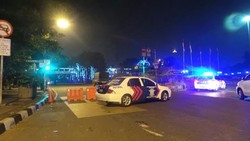 Ruas Jalan Patung Kuda Sudah Ditutup, Polisi Siaga di Depan MK